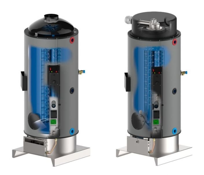 Commercial Gas Water Heaters Gas Fired Storage Heater Flexiheat UK