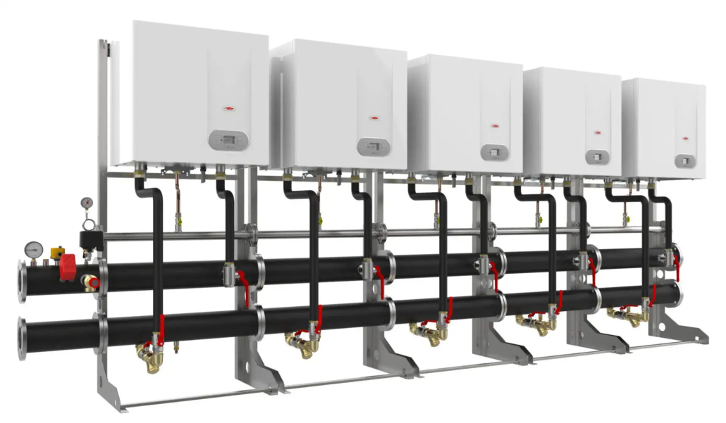 modular boilers commercial with high turn down ratio