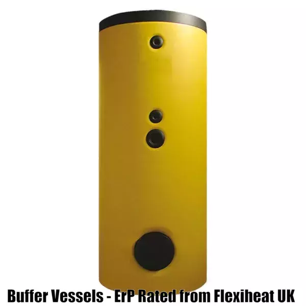 Buffer vessels from Flexiheat UK ; thermal storage, energy efficient, hot water systems, energy storage for heating boilers , biomass boilers or ground source heat pumps