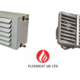 Industrial unit heaters water electric gas oil or steam powered from Flexiheat UK