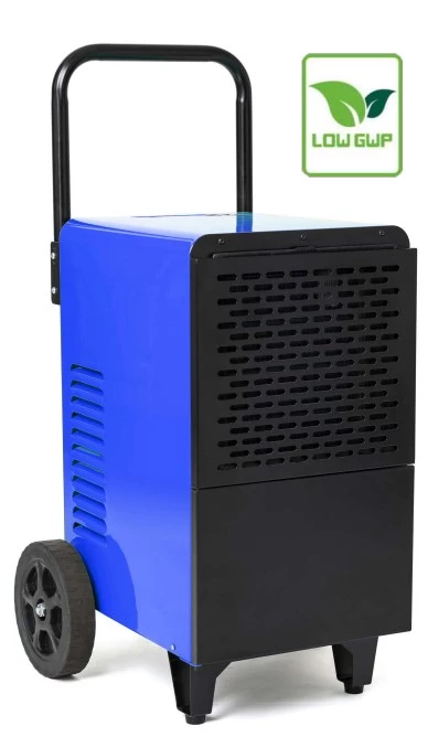 50 Litre per day commercial dehumidifier for moisture and humidity control and dehumidification after water damage from Flexiheat UK