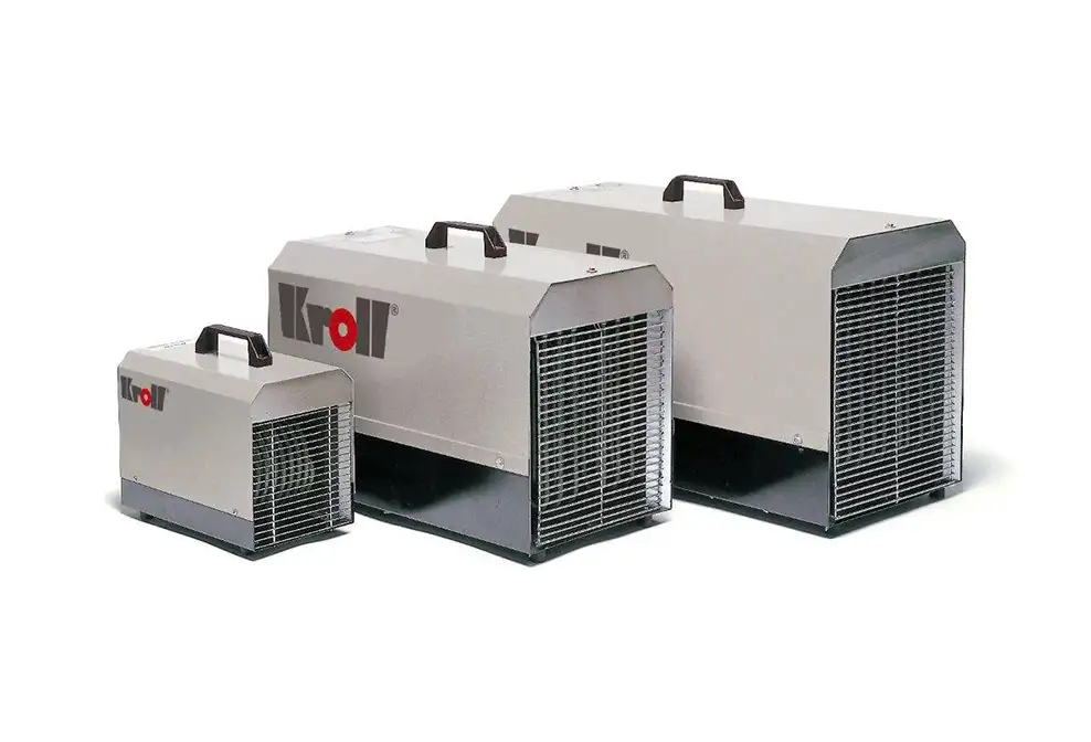 Industrial electric heaters, electric heater industrial or industrial electric blow heaters are air heating systems with high energy-efficiency and a thermostat for energy-saving control from Flexiheat UK.