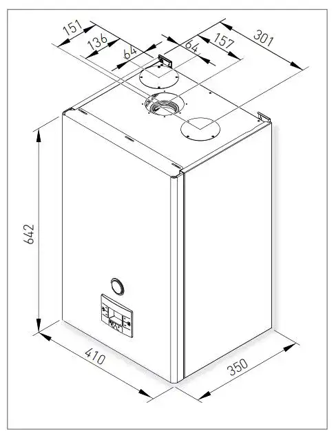 combi boiler 35kw dimensions Flexiheat UK